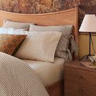 Pierce &amp; Ward Cotton Linen Stripe Duvet Cover &amp; Shams