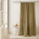 Pierce &amp; Ward Floral Lattice Shower Curtain 