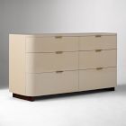 Shea High-Gloss Enameled Lacquer 6-Drawer Dresser (60")