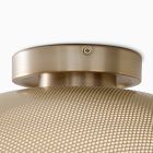 Bezel Perforated Metal Flush Mount (16")