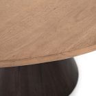 Reclaimed Wood Pedestal Dining Table (54")