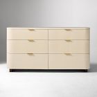 Shea High-Gloss Enameled Lacquer 6-Drawer Dresser (60")