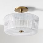 Citrine Glass Flush Mount (14")
