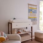 Modern Open Narrow Dresser with Removable Topper (38")
