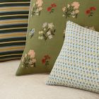 Emma Chamberlain Embroidered Floral Pillow Cover