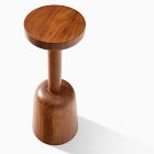 Wooden Pedestal Drink Table (8")