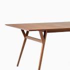 Extra Deep Mid-Century Extendable Dining Table (72"&ndash;92") - Acorn