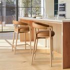 Irvine Leather Counter Stool