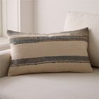 Colorblock Silk Stripe Pillow Cover