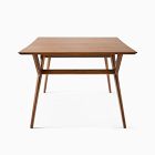 Extra Deep Mid-Century Extendable Dining Table (72"&ndash;92") - Acorn