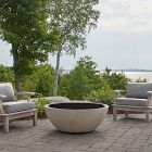 Maryam Round Outdoor Aluminum Fire Table Burner Lid (38"&ndash;42")