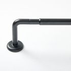 Open Box: Elyse Rounded Adjustable Blackout Curtain Rod (108"-144") - Dark Bronze