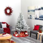 Faux Flocked Fraser Christmas Tree (6')