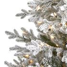Faux Flocked Fraser Christmas Tree (6')