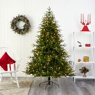Faux Pre-Lit Colorado Mountain Christmas Tree (5'&ndash;7')