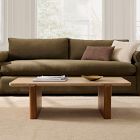 Travertine Solid Wood Coffee Table (48")