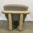 Open Box: Benson Wood Frame Chair - Performance Marled Basketweave Camel, Blonde