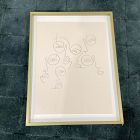 Open Box: Lunettes Framed Wall Art by Minted for West Elm, Float Mount Print (18"W x 24"H) - Matte Brass