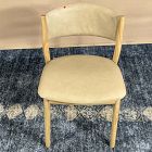 Open Box: Marcus Samuelsson Leather Dining Chair - Ludlow Leather Sand, Blonde