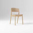 Open Box: Marcus Samuelsson Leather Dining Chair - Ludlow Leather Sand, Blonde