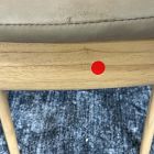 Open Box: Marcus Samuelsson Leather Dining Chair - Ludlow Leather Sand, Blonde