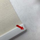 Open Box: Woven Basketweave Blackout Roller Shade (26"W x 66"L) - Cream