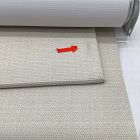 Open Box: Woven Basketweave Blackout Roller Shade (26"W x 66"L) - Cream