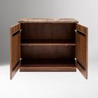 Quillon Marble Top Cabinet (36")