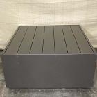 Open Box: Volume Aluminum Outdoor Square Coffee Table (36") - Dark Bronze