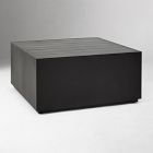 Open Box: Volume Aluminum Outdoor Square Coffee Table (36") - Dark Bronze