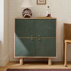 Cacius Leather Front Cabinet (32")