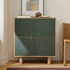 Cacius Leather Front Cabinet (32")
