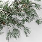 Faux Frosted Pine Cone Garlands