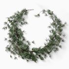 Faux Frosted Pine Cone Garlands