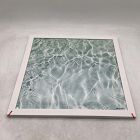 Open Box: Calming Waves Framed Wall Art (22" Sq) - White