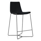 Open Box: Slope Counter Stool (26") - Sierra Leather Black, Charcoal