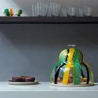 Folk Glass &amp; Wood Food Dome