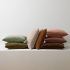 Solid Faux Mohair Pillow Cover