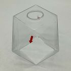 Open Box: Sculptural Glass Shade, Faceted Mini (5.5") - Clear