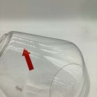 Open Box: Sculptural Glass Shade, Geo Mini (6") - Clear