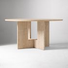 Open Box: Barwell Round Dining Table (60") - Cerused White
