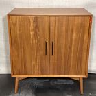Open Box: Mid-Century Bar Cabinet (32") - Acorn