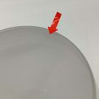 Open Box: Sculptural Glass Shade, Geo Mini (6") - Milk