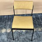 Open Box: Freeman Leather Pivot Back Dining Chair - Ludlow Leather Cumin, Textured Antique Bronze