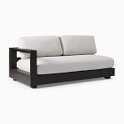 Open Box: Telluride Aluminum Outdoor Left Arm Sofa (76") - Dark Bronze