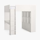 Milo Full Loft Bed w/ Desk &amp; Storage