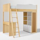Ziggy Twin Loft Bed w/ Desk &amp; Storage