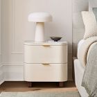 Shea High-Gloss Enameled Lacquer Nightstand (20")