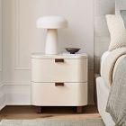 Shea High-Gloss Enameled Lacquer Nightstand (20")
