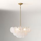 Ricci Round Glass Chandelier (22"&ndash;28")
